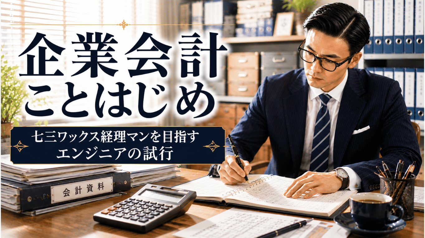 企業会計ことはじめ ～七三ワックス経理マンを目指すエンジニアの試行～