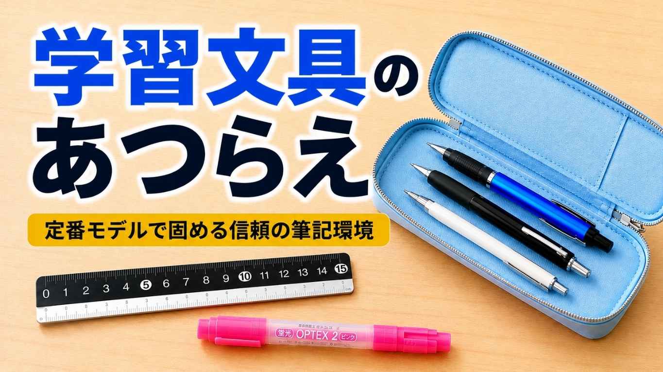 学習文具のあつらえ ～定番モデルで固める信頼の筆記環境～
